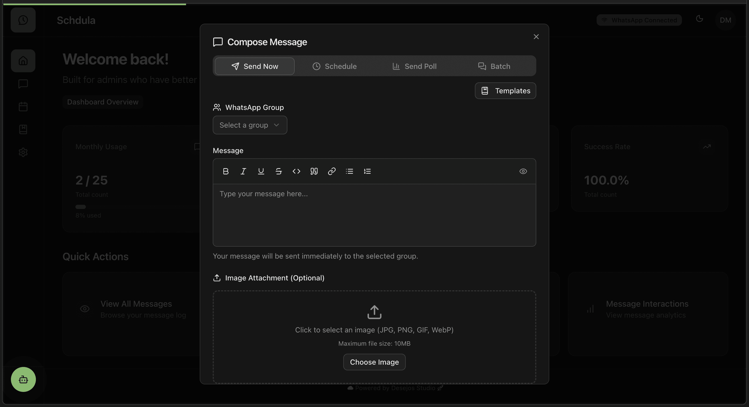 app screen